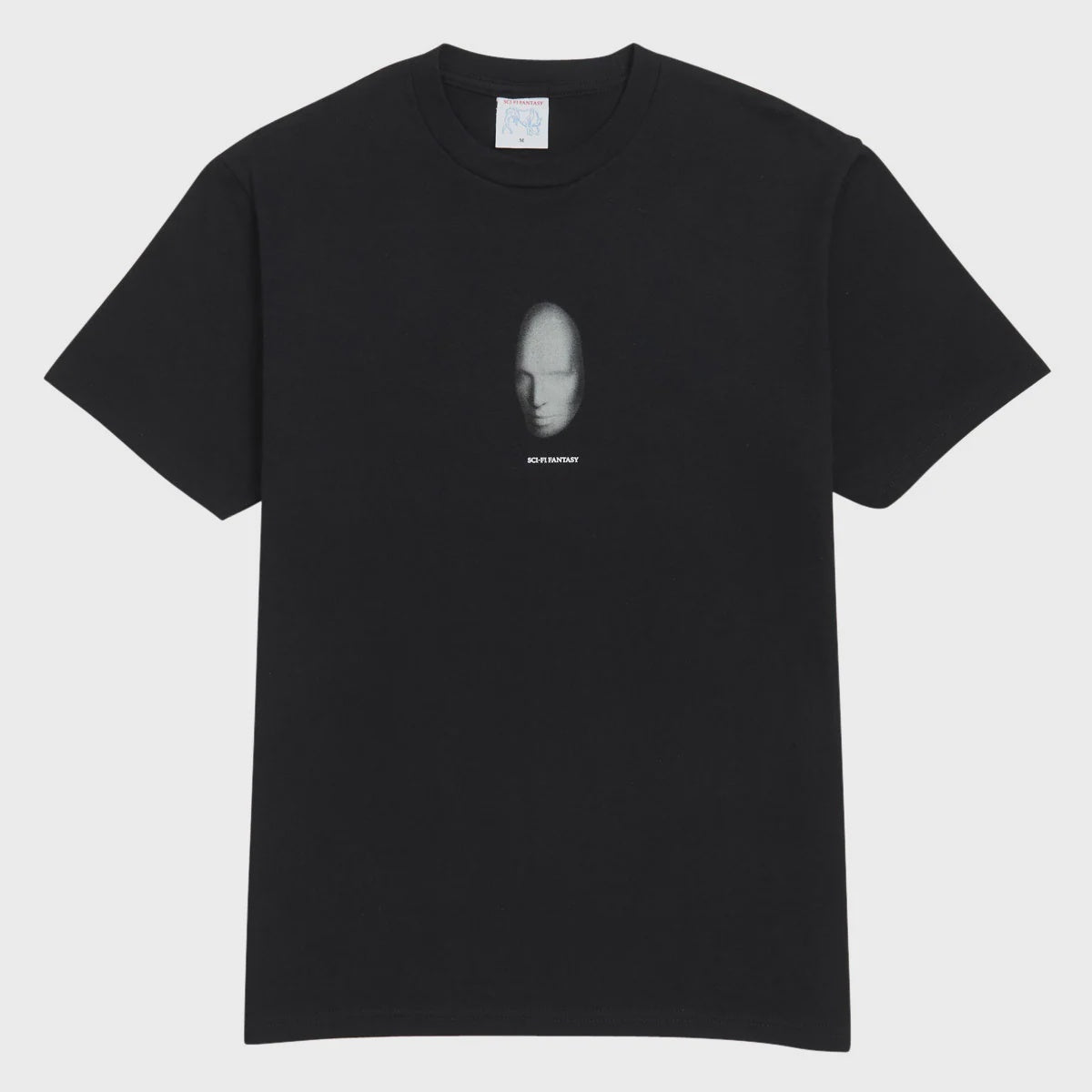 Sci-Fi Fantasy Mask T-Shirt - Black
