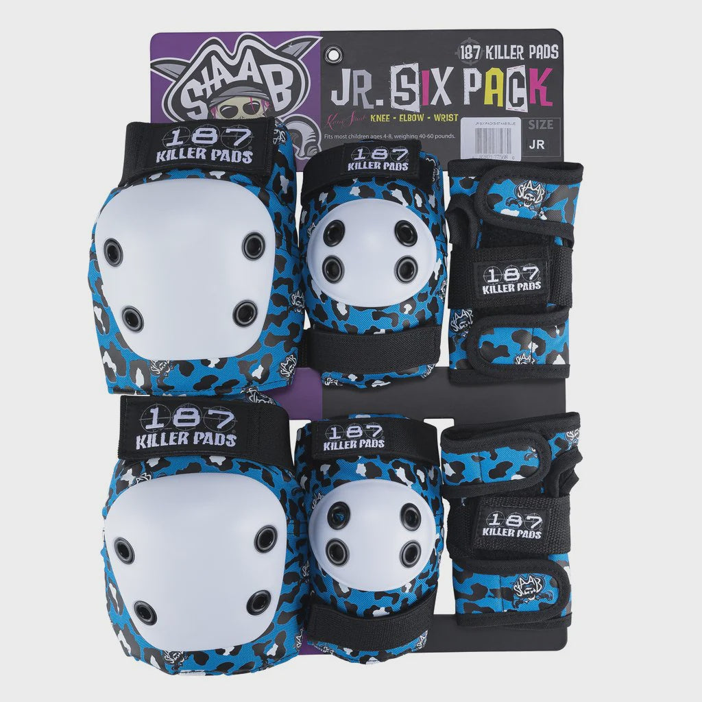 187 Junior Six Pack Pad Set - Staab Blue