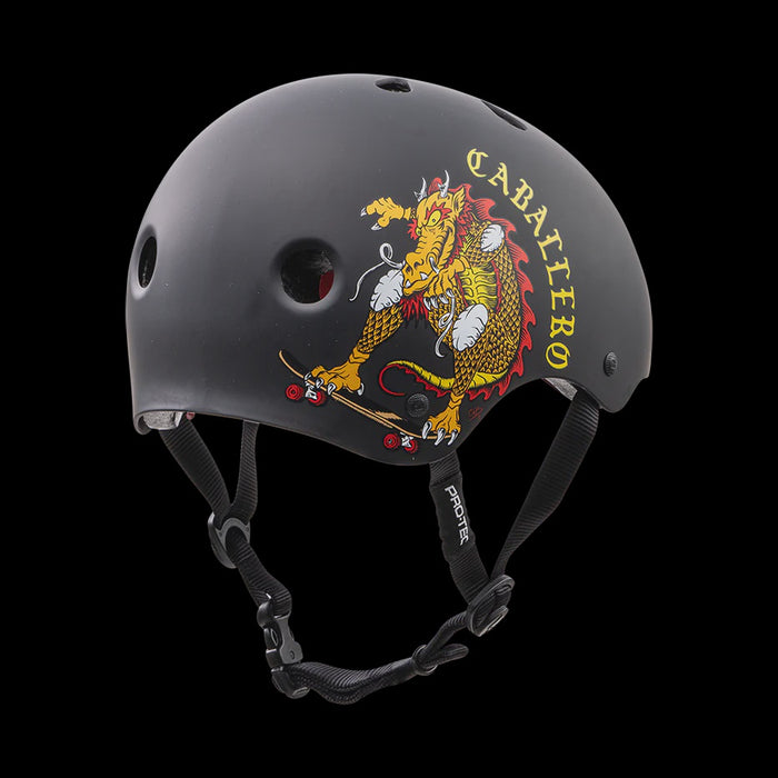 Pro-Tec Classic Certified Skate Helmet - Cab Dragon - Black