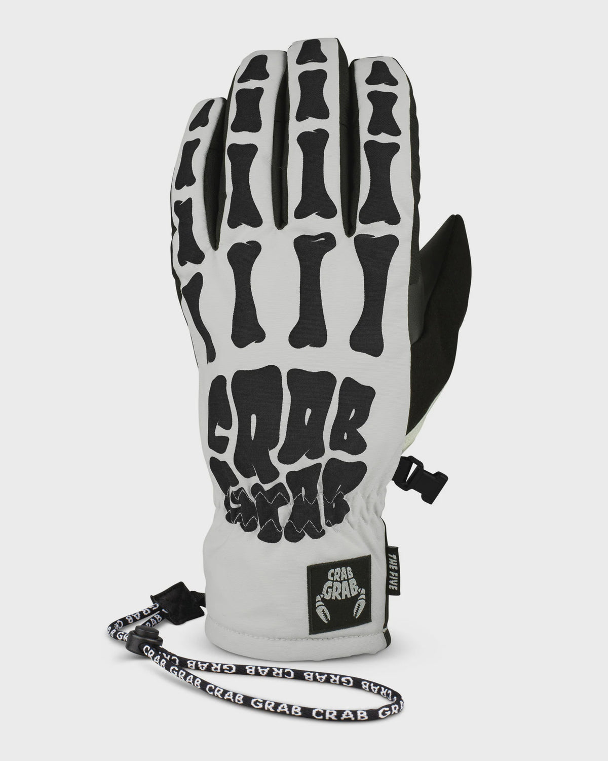 Crab Grab Five Glove - White Bones