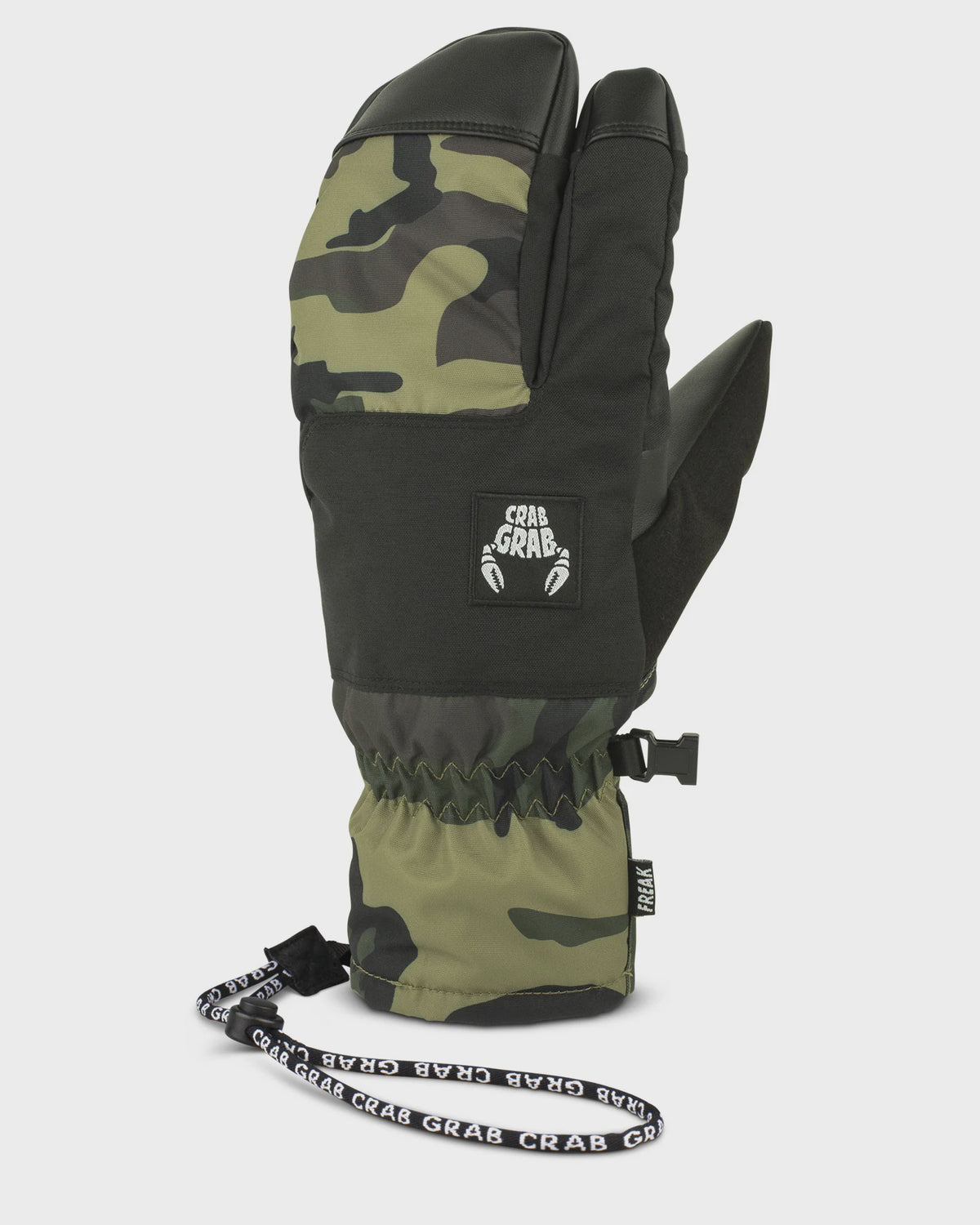 Crab Grab Freak Trigger Mitt - Woodland Camo
