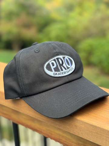Pro Skates Proval Embroidered Dad Cap - Black/White