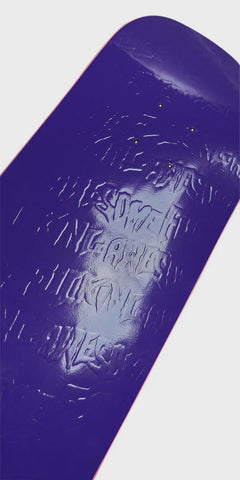 Fucking Awesome Stamped Embossed Deck - Purple