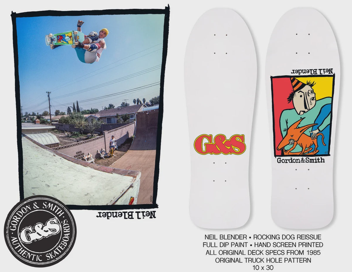 G & S Neil Blender Rocking Dog Reissue Deck