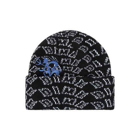 Dime Chopper Fold Beanie - Black