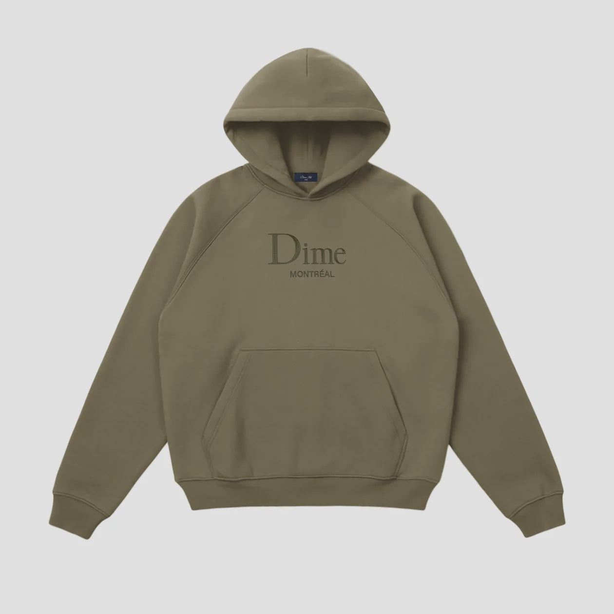 Dime Classic Mtl Hooded Sweater - Ivy Green