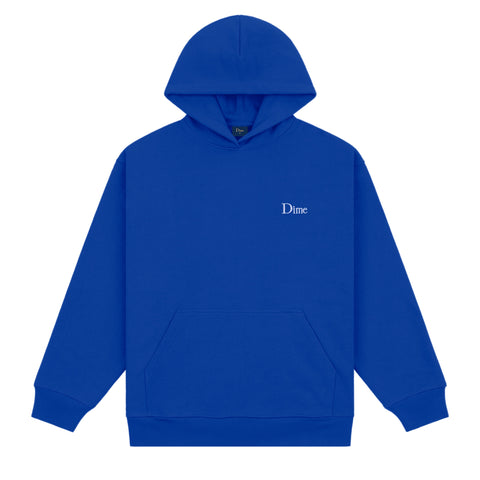 Dime Classic Small Logo Hooded Sweater - Navy Blue