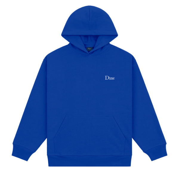 Dime Classic Small Logo Hooded Sweater Navy Blue Pro Skateboards Snowboards