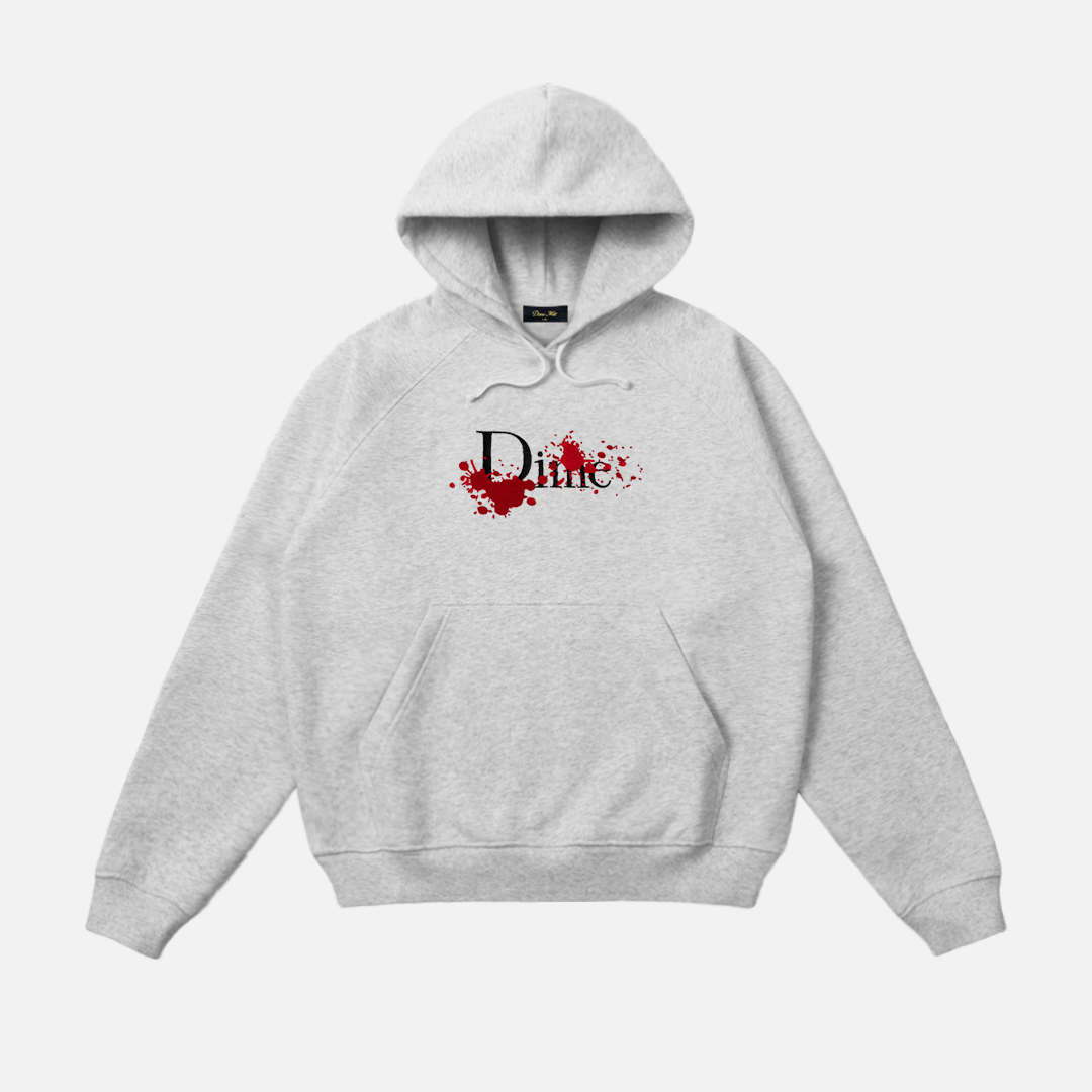 Dime Classic Bloody Hooded Sweater - Heather Gray