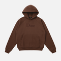 Dime Classic Logo Hooded Sweater - Dark Brown
