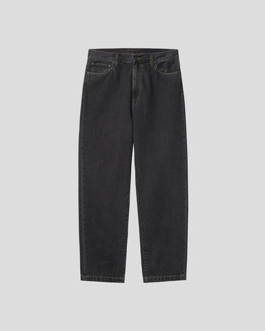 Carhartt WIP Aaron Denim Pant - Black Stone Wash