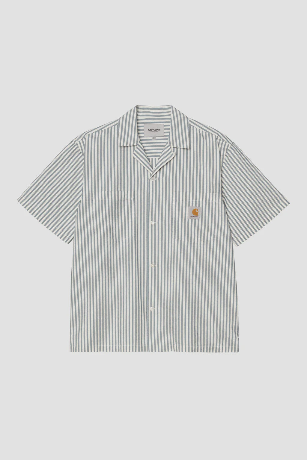 Carhartt WIP Leavel Button Up Shirt - Blue River/Wax