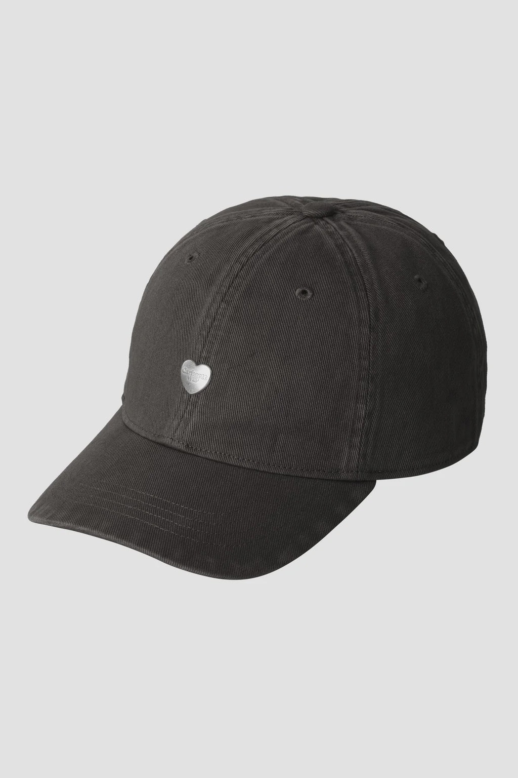 Carhartt WIP Metal Heart Cap - Black/Silver