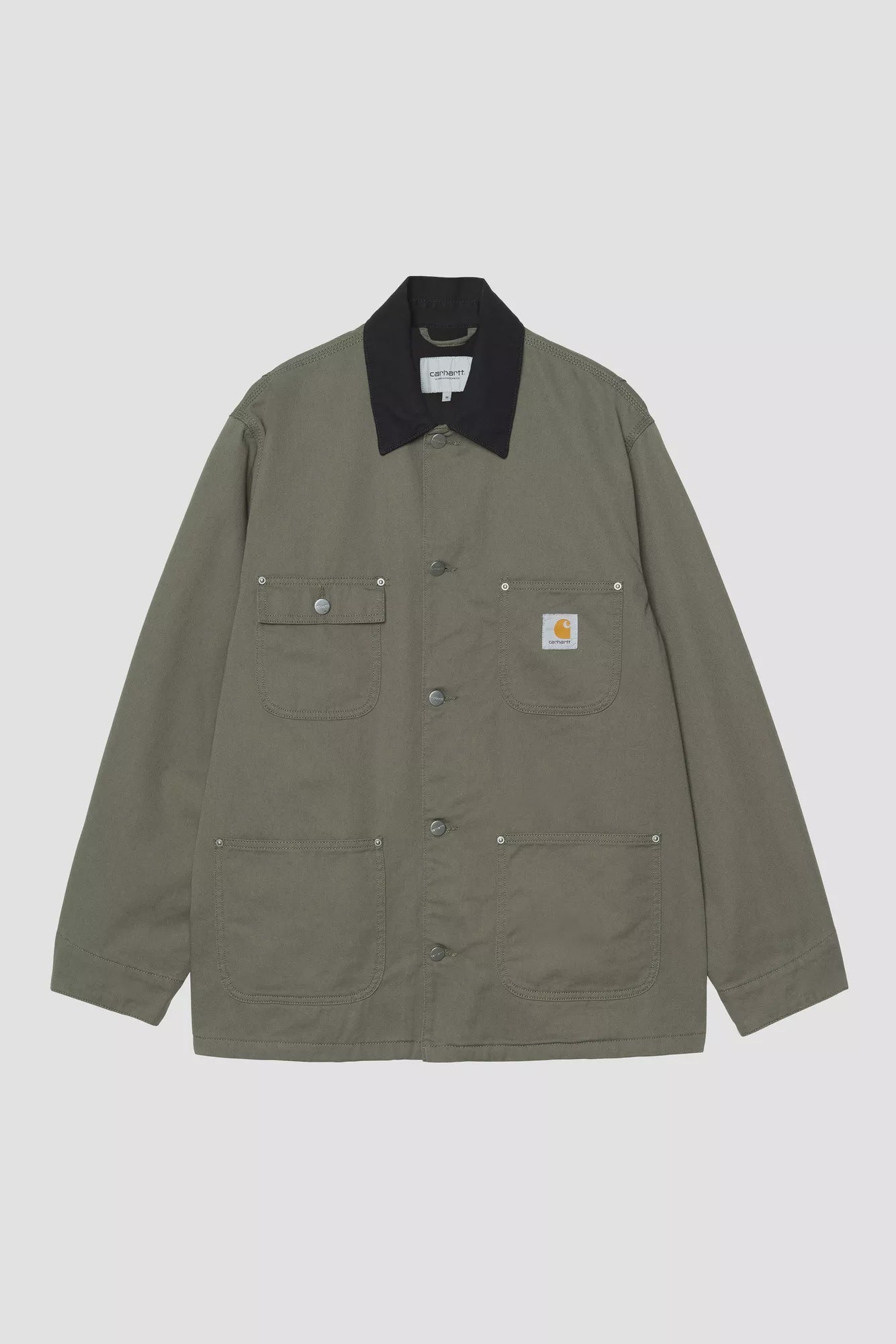 Carhartt WIP OG Chore Coat - Leaf/Black Rinsed