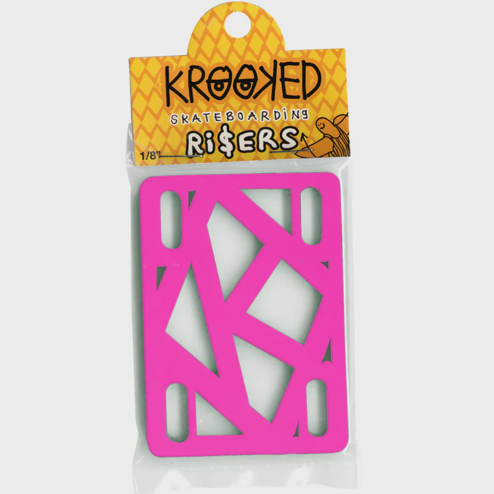 Krooked 1/8" Risers - Pink