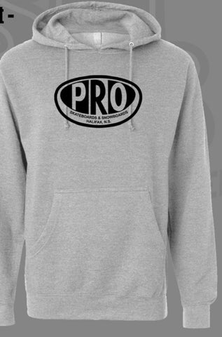 Pro Skates Full Front Hooded Sweater - Grey Heather