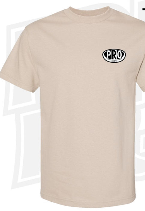 Pro Skates Small Proval T-Shirt - Sand White/Black