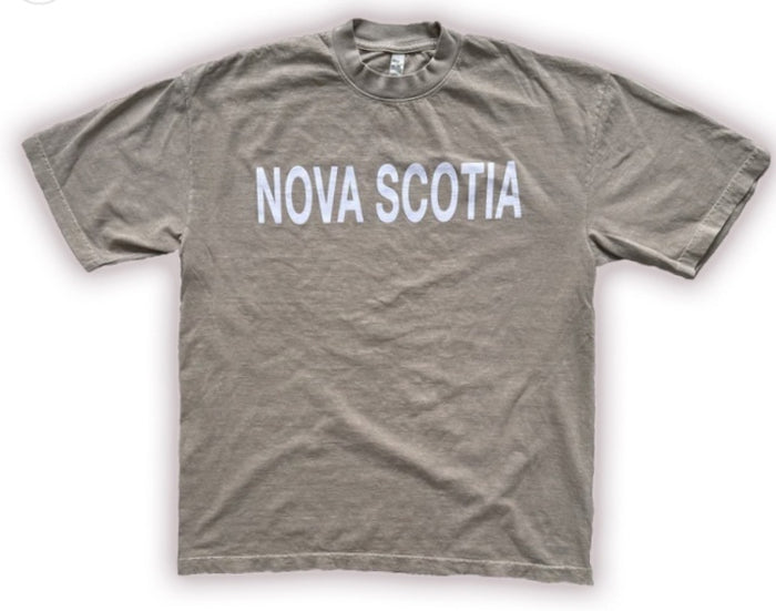 JP Nova Scotia T-Shirt - Mushroom/Soft Pink