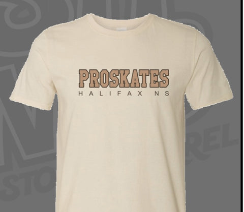 Pro Skates Collegiate T-Shirt - Natural