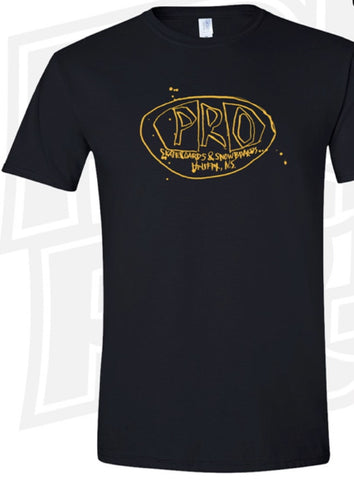 Pro Skates Josh G. Proval Full Front T-Shirt - Black/Yellow