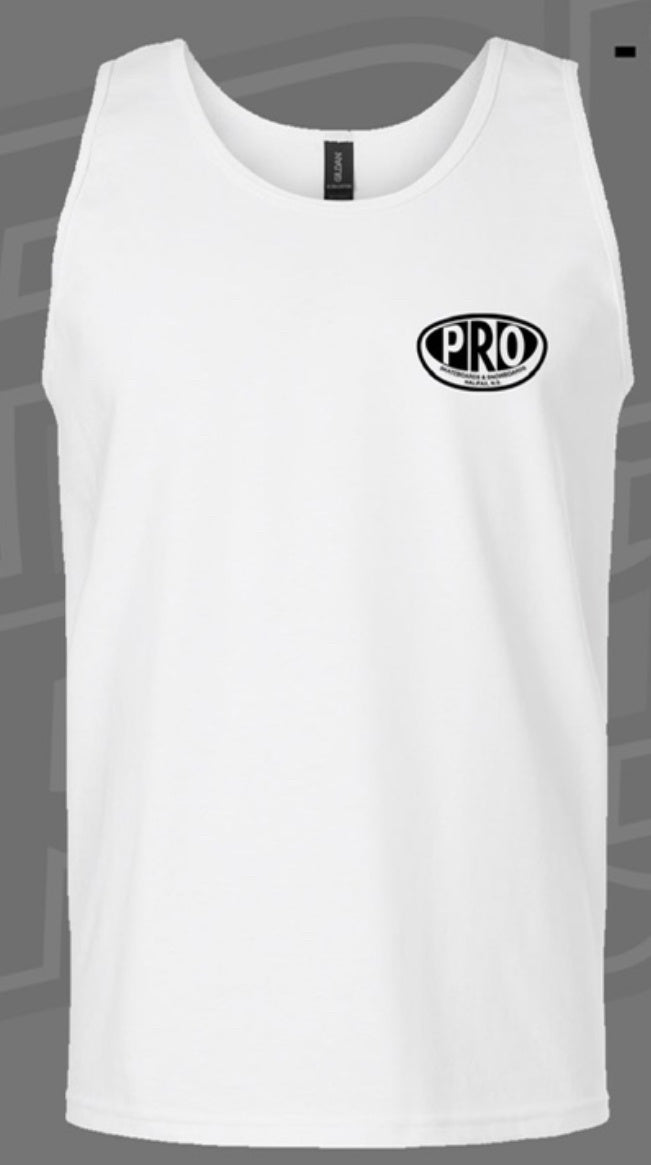 Pro Skates Proval Tank Top - White/Black
