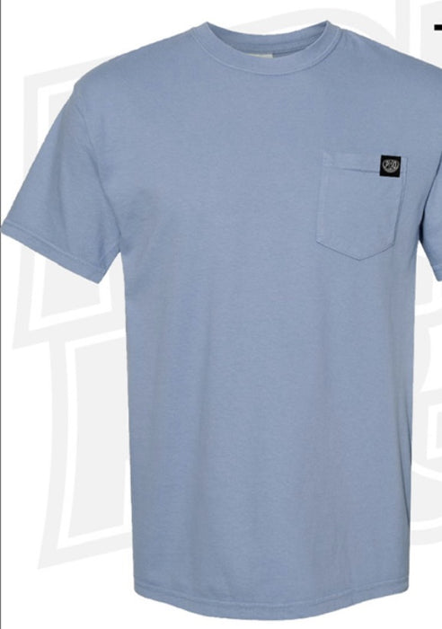 Pro Skates Proval Label Pocket T-Shirt - Washed Denim