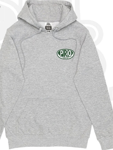 Pro Skates Small Proval Hooded Sweater - Grey/Forest/White