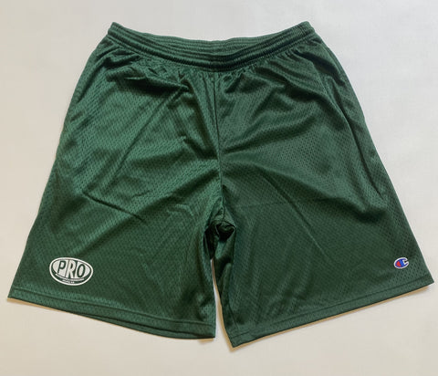 Pro Skates Proval Mesh Shorts - Dark Green