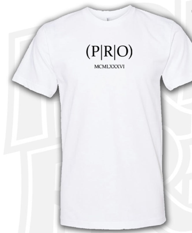 Pro Skates Font T-Shirt - White