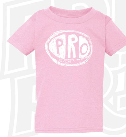 Pro Skates Toddler Scribble T-Shirt - Pink