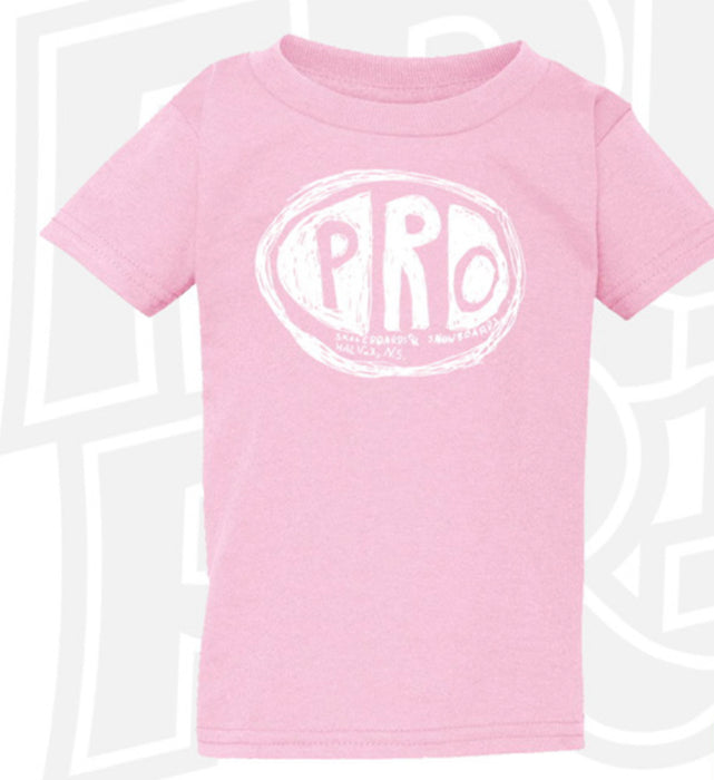 Pro Skates Toddler Scribble T-Shirt - Pink