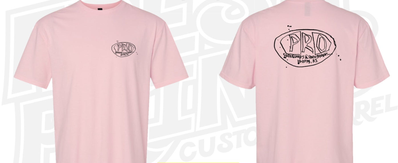 Pro Skates Josh G. Front & Back T-Shirt - Soft Pink