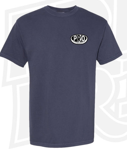Pro Skates Proval Chest T-Shirt - Navy/Black/White