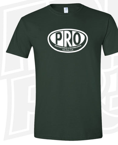 Pro Skate Full Front Proval T-Shirt - Forest Green