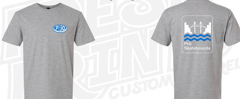 Pro Skates Bridges T-Shirt - Sport Grey