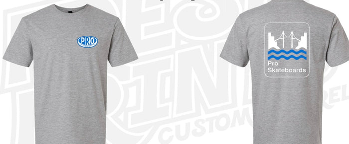 Pro Skates Bridges T-Shirt - Sport Grey