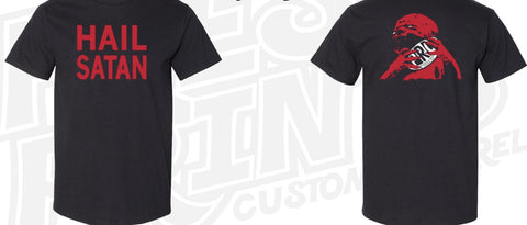 Pro Skates Hail Satan - Devil Baby T-Shirt - Black