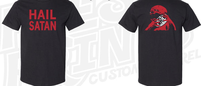 Pro Skates Hail Satan - Devil Baby T-Shirt - Black