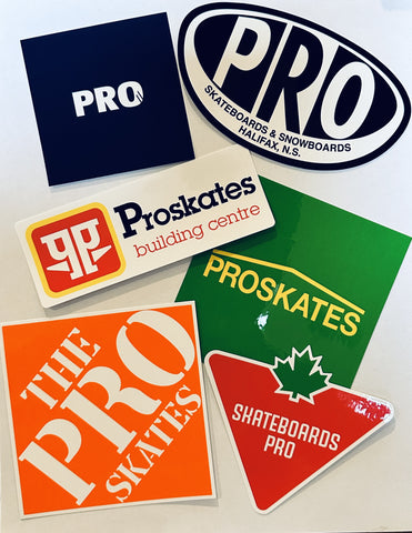 Pro Skates Building Centres Stickers - 6 Pack