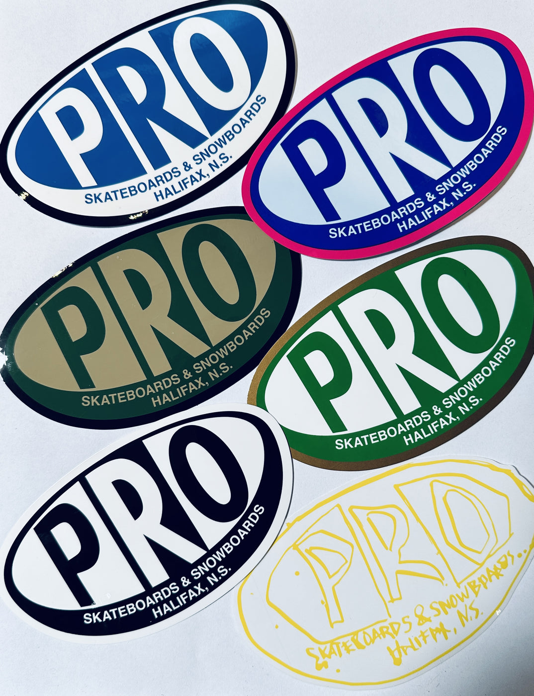 Pro Skates Proval Sticker - 6 Pack – Pro Skateboards & Snowboards