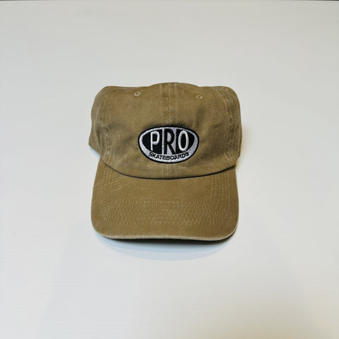 Pro Skates Proval Strapback Dad Cap - Khaki/Black/White