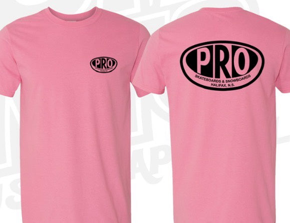 Pro Skates Classic Proval T-Shirt - Azalea/Black