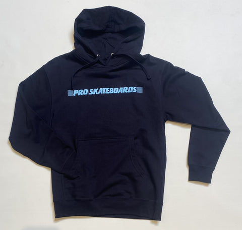 Pro Skates Banner Hooded Sweater - Navy/Sky Blue