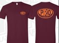 Pro Skates Classic Proval T-Shirt - Maroon/Orange