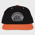 Independent Trucking Snapback Cap - Black/Neon Orange
