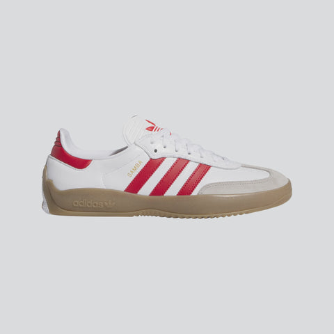 Adidas Puig Samba Shoe - White/Better Scarlet/Gum