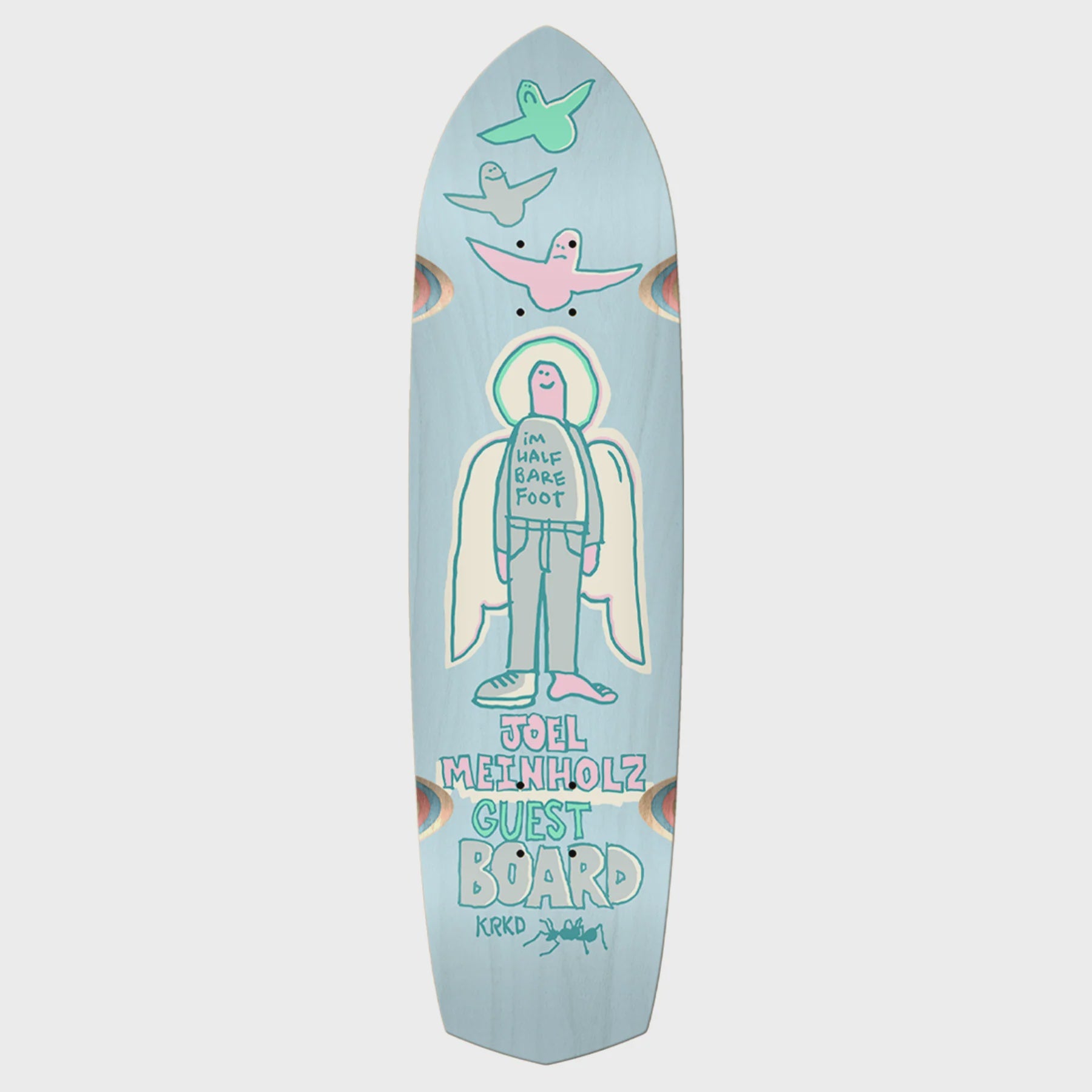 Krooked Joel Meinholz Guest Pro Zig Zagger Deck - Light Blue