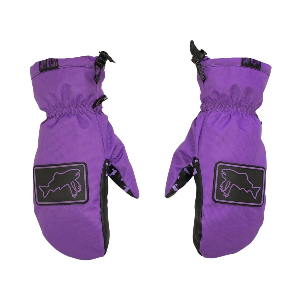 Salmon Arms Team Mitt - Logo Purple