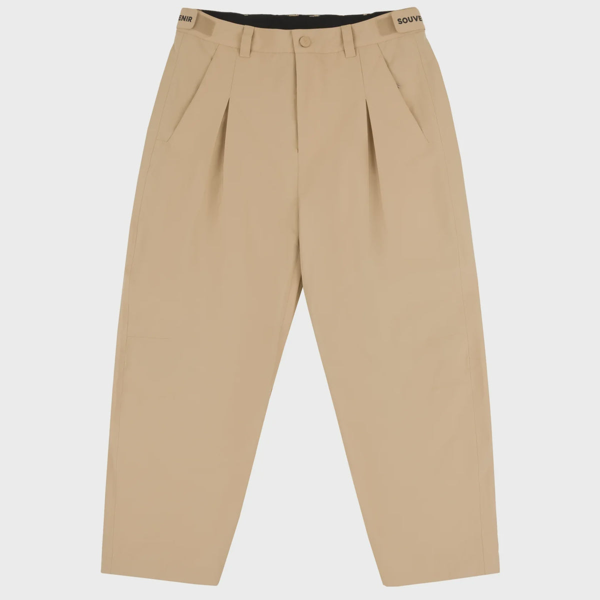 Souvenir Pleated Chino Pant - British Khaki
