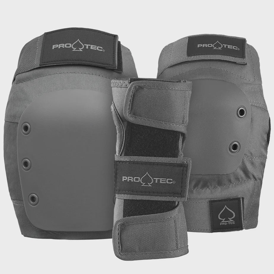 Pro-Tec Junior 3-Pack Pad Set - Grey